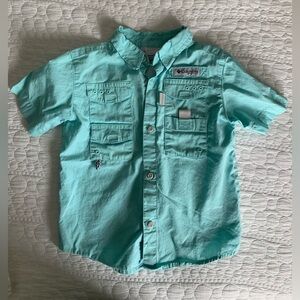 Little Boys Columbia PFG fishing shirt size 4T